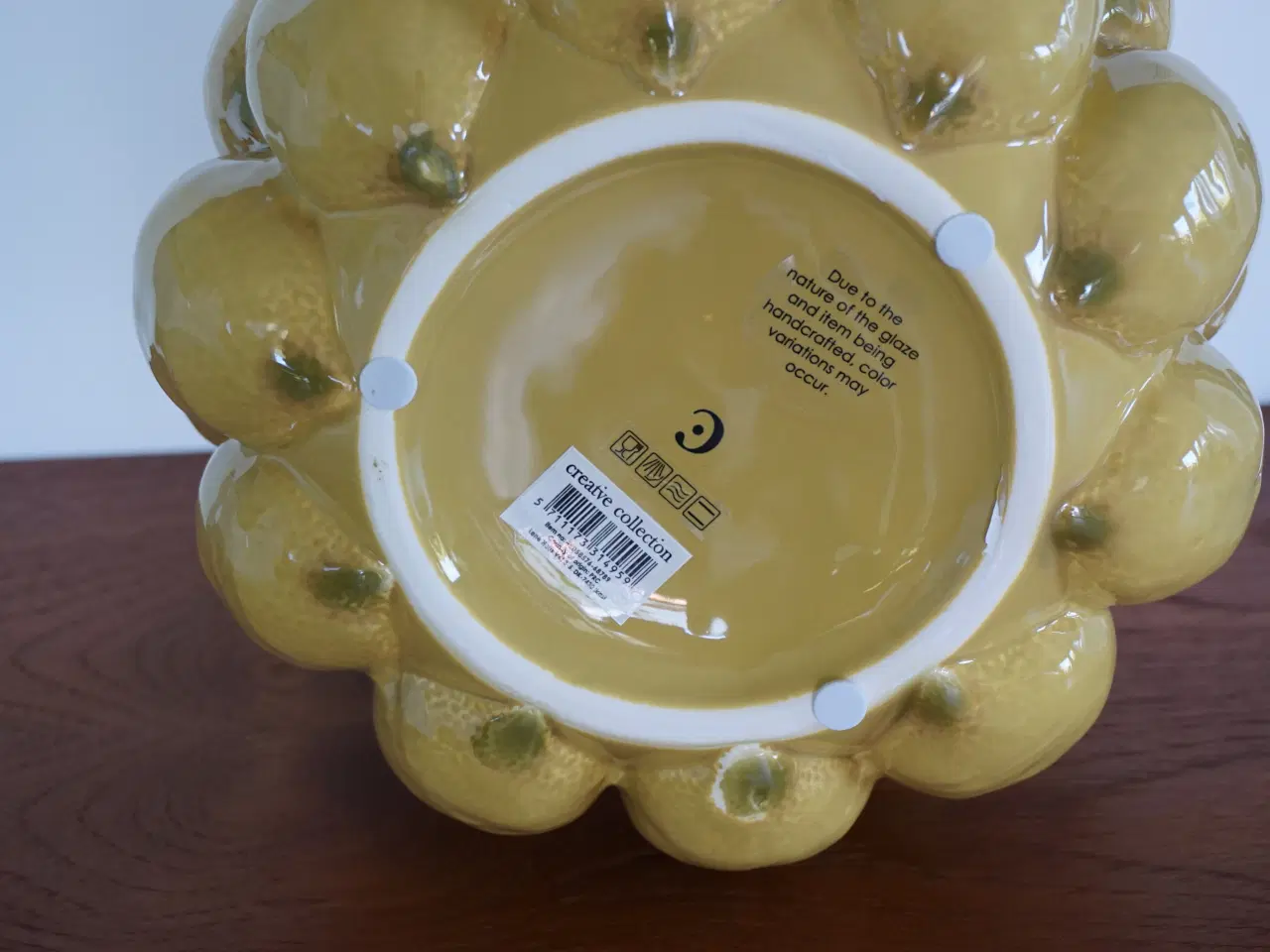 Billede 4 - Citronvase i flot gul farve