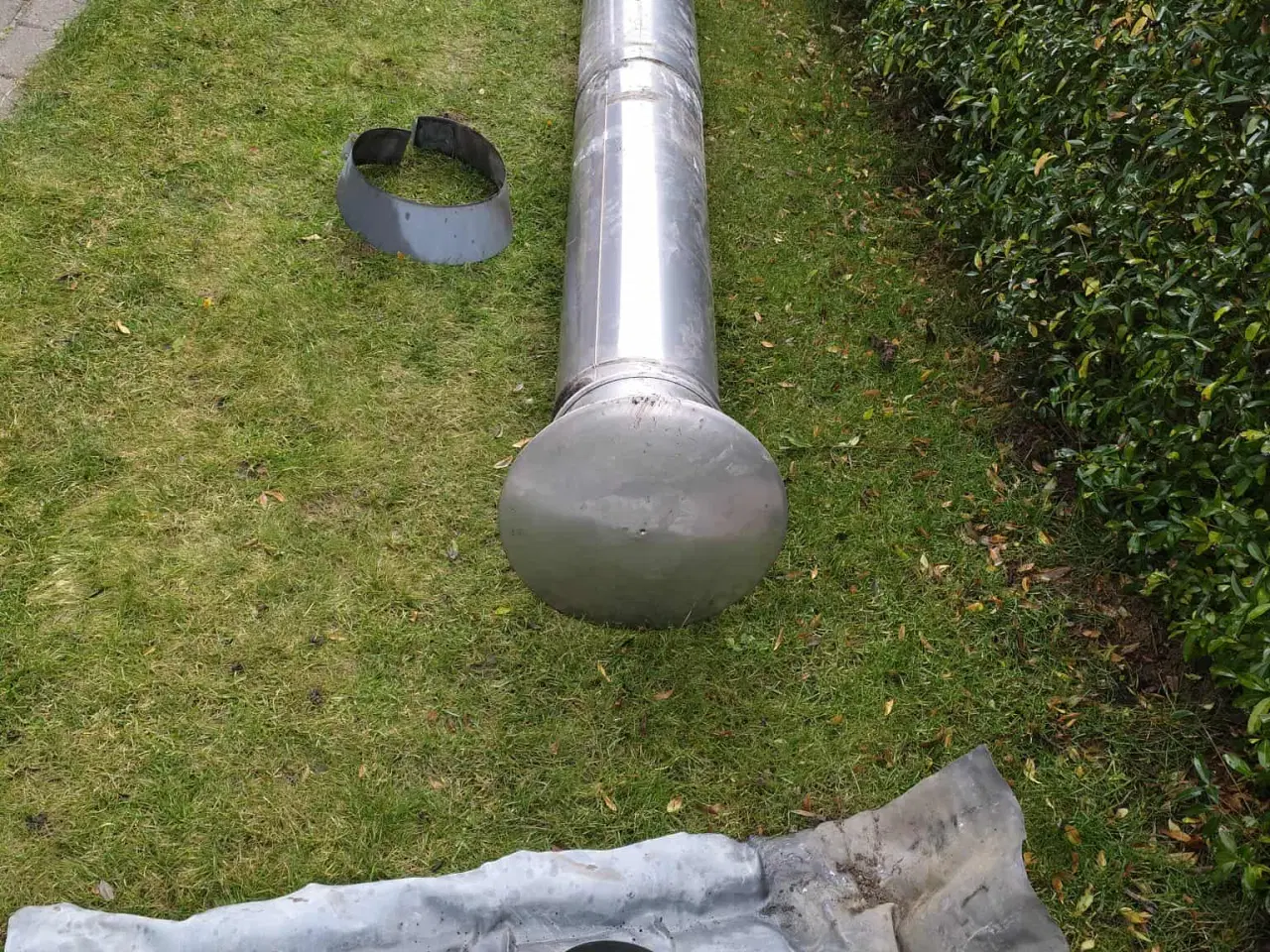 Billede 3 - Skorsten til tidligere træpillefyr