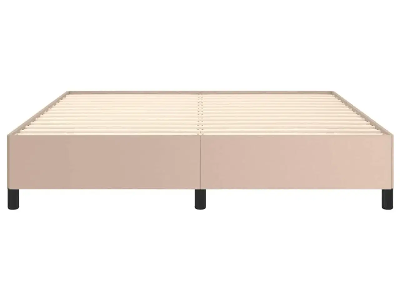 Billede 5 - Sengeramme 180x200 cm kunstlæder cappuccinofarvet