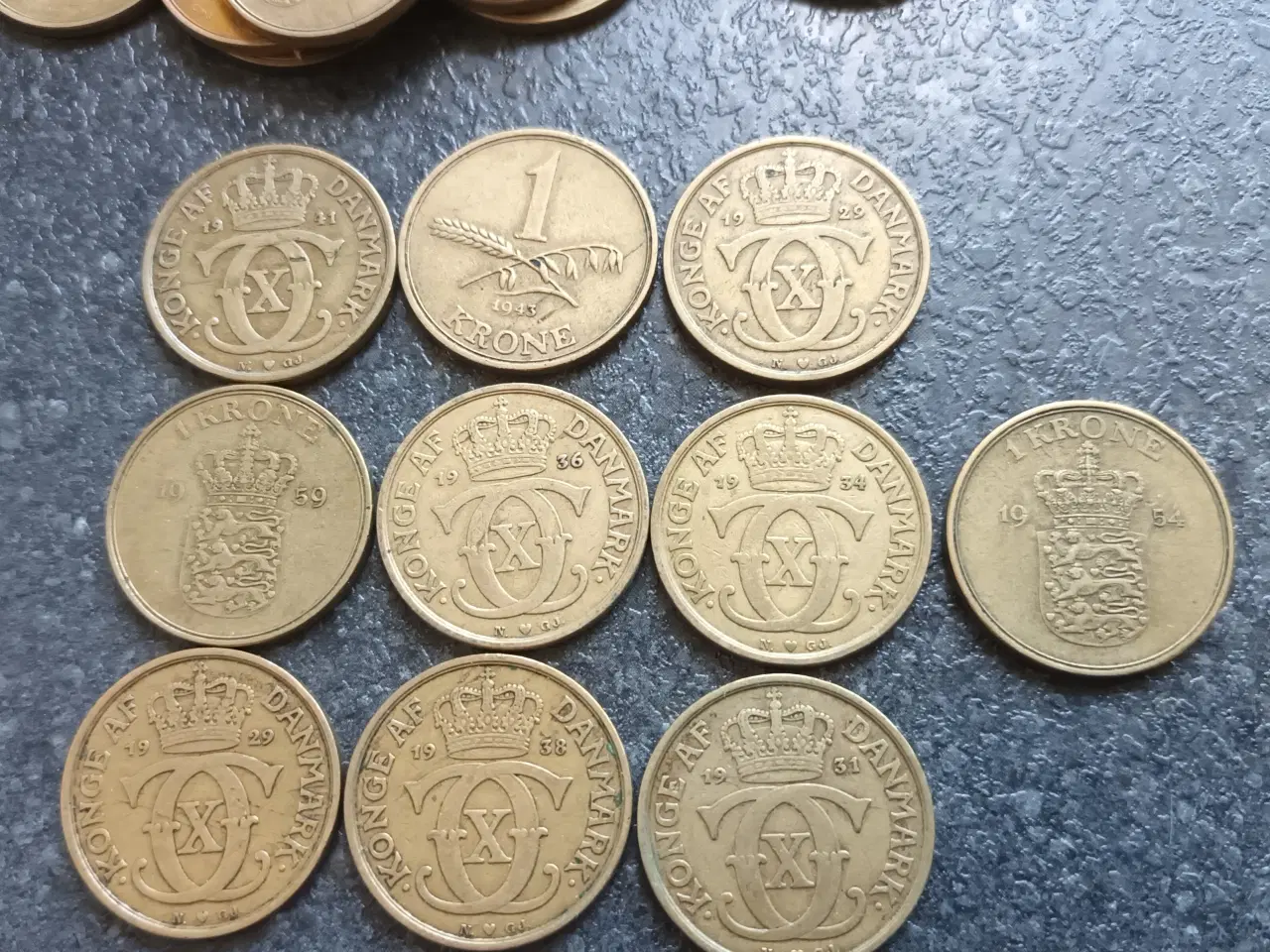 Billede 2 - 100 stk gule 1 kr