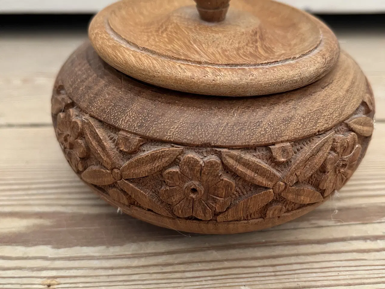 Billede 1 - Træ skrin / æske med låg