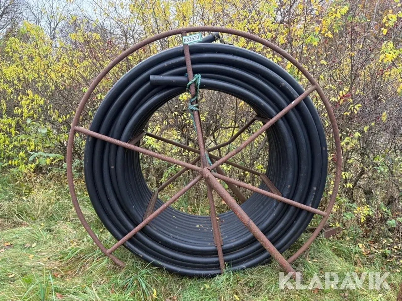 Billede 1 - Slange til vandingsanlæg på oprul