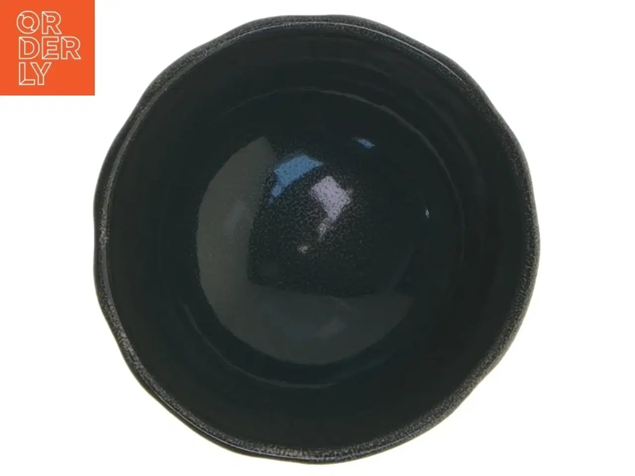 Billede 4 - Sort keramikskål (str. 6x11,5 cm)