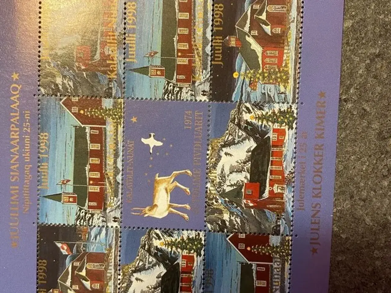 Billede 2 - Grønland Julemærke ark