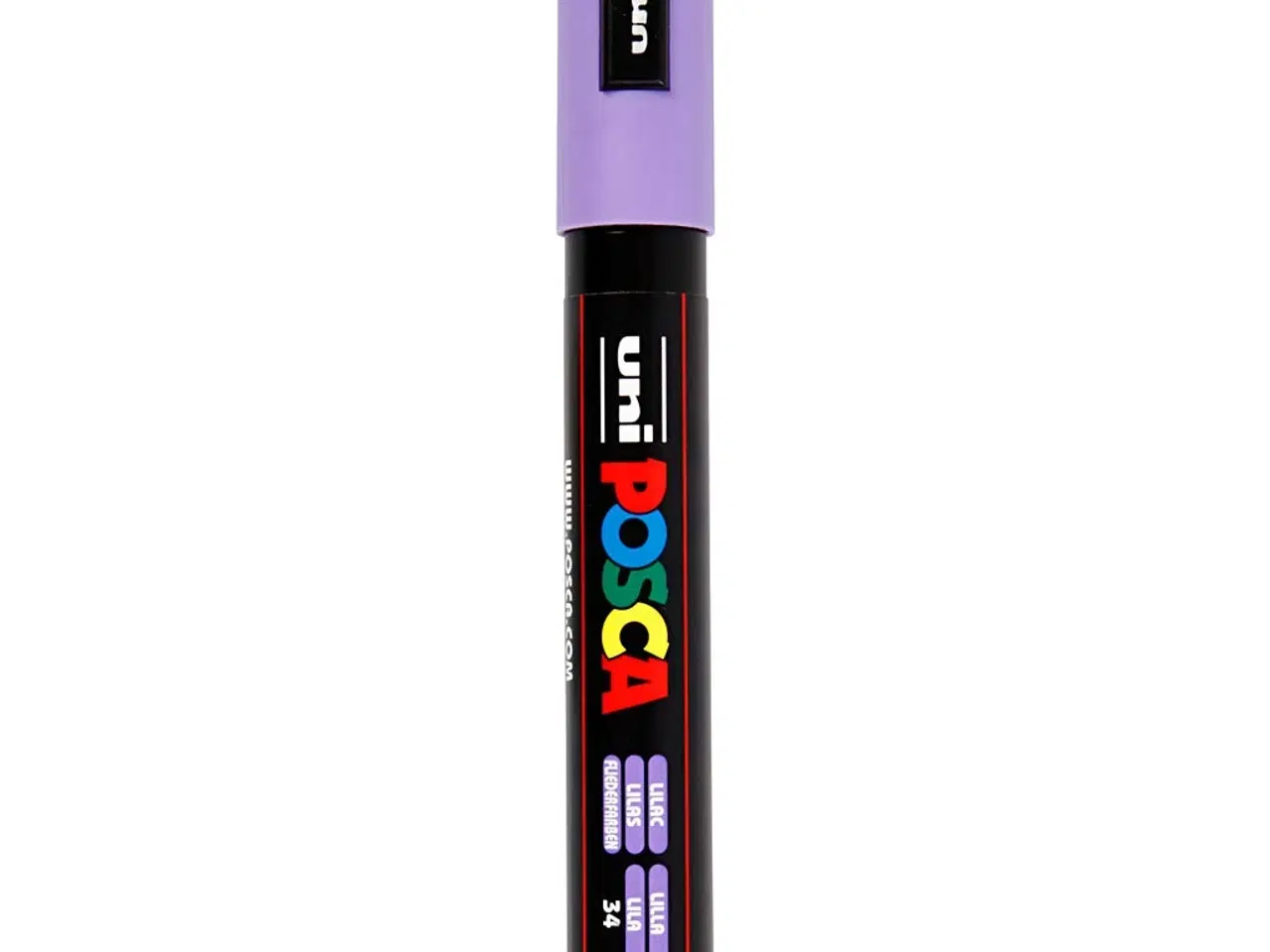 Billede 1 - Posca Tusch, PC-5M, streg 2,5 mm, medium, syren, 1 stk.