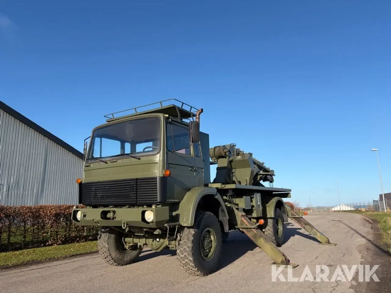 Billede 2 - Kranbil Magirus 168 4x4
