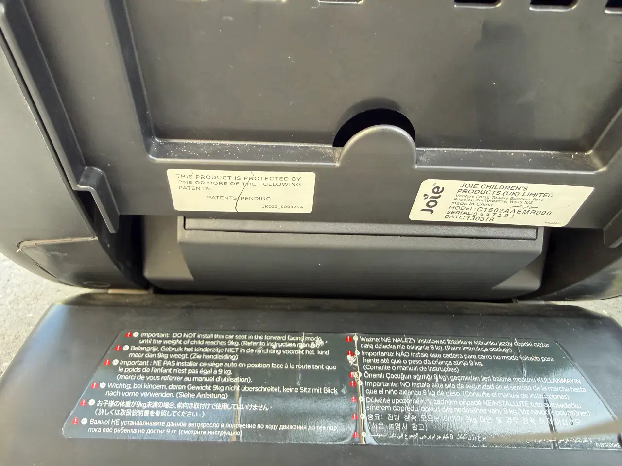 Billede 6 - Joie autostol 0-36 kg – god stand