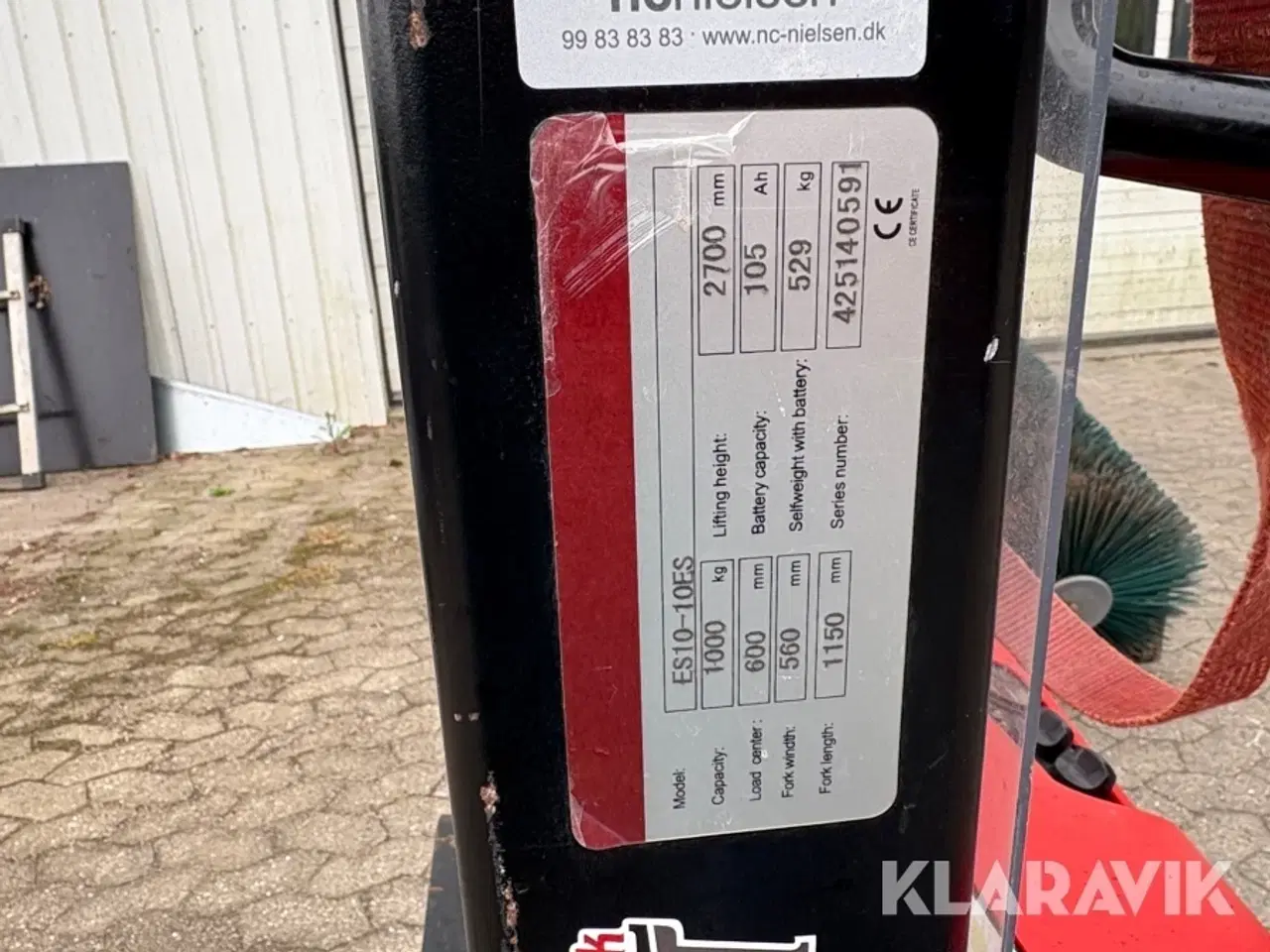 Billede 9 - El-løfter Trucklageret ES10-10ES