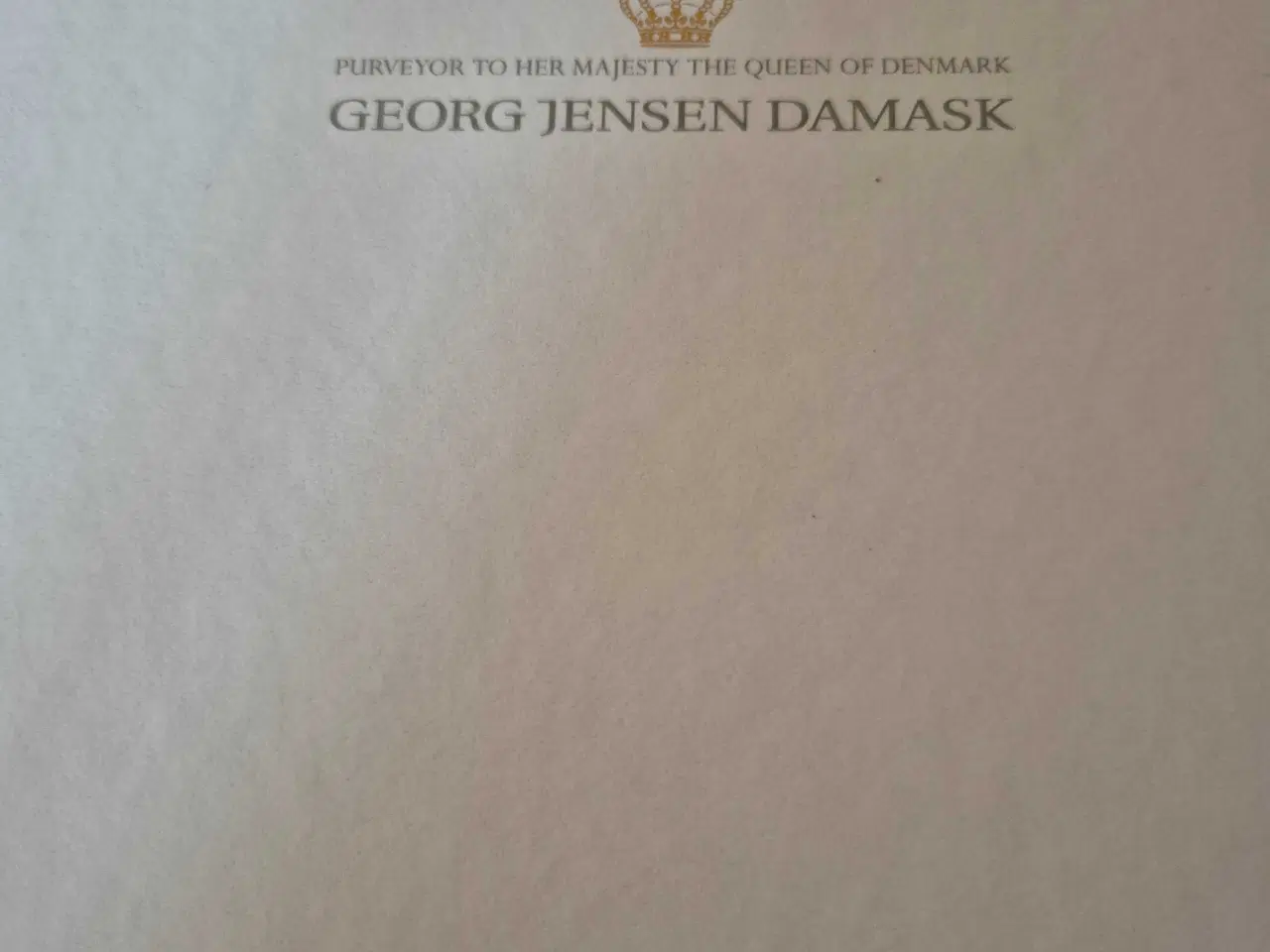 Billede 2 - Flot hvid George Jensen dug