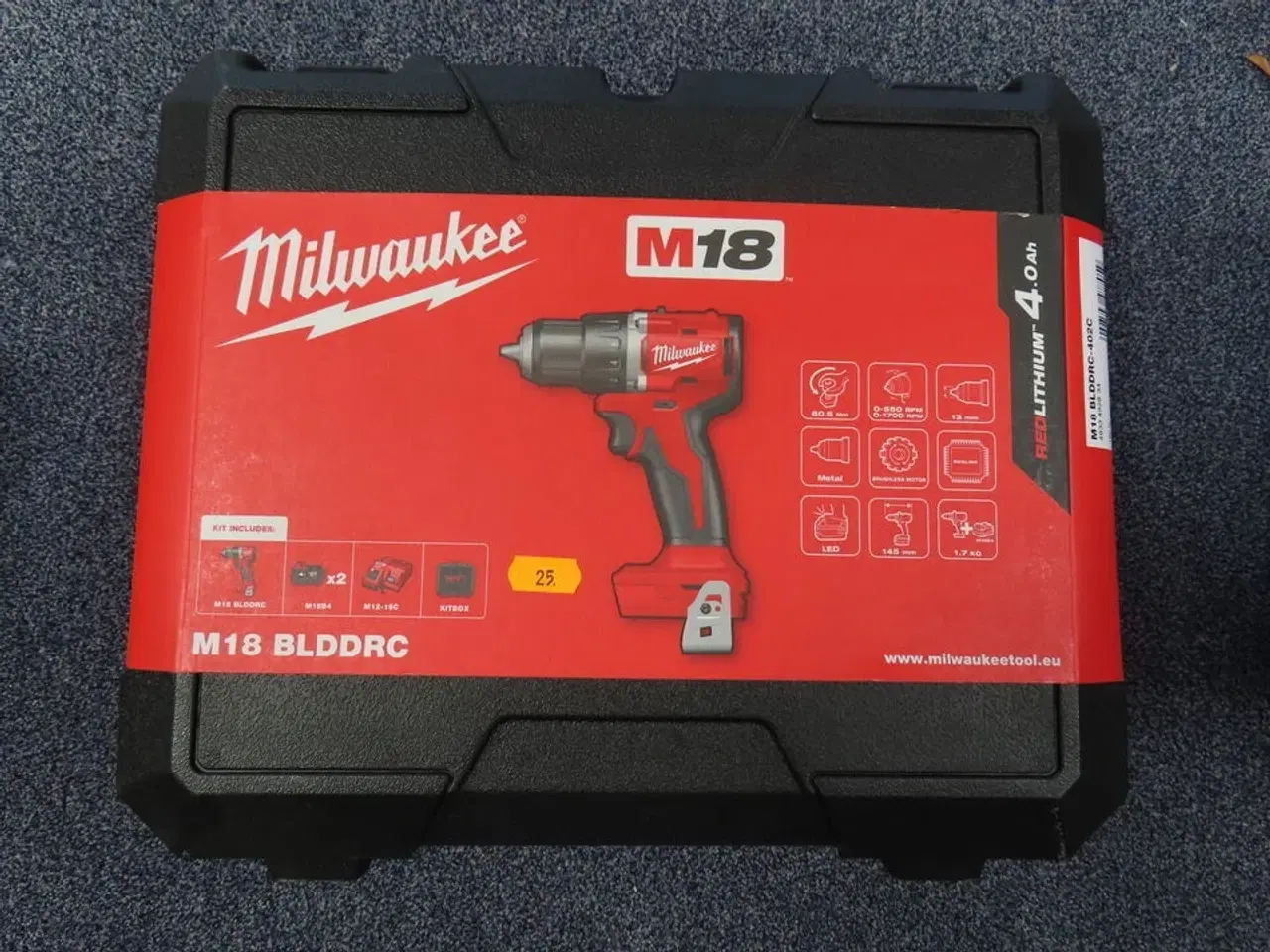 Billede 1 - Boremaskine MILWAUKEE M18 BLDDRC