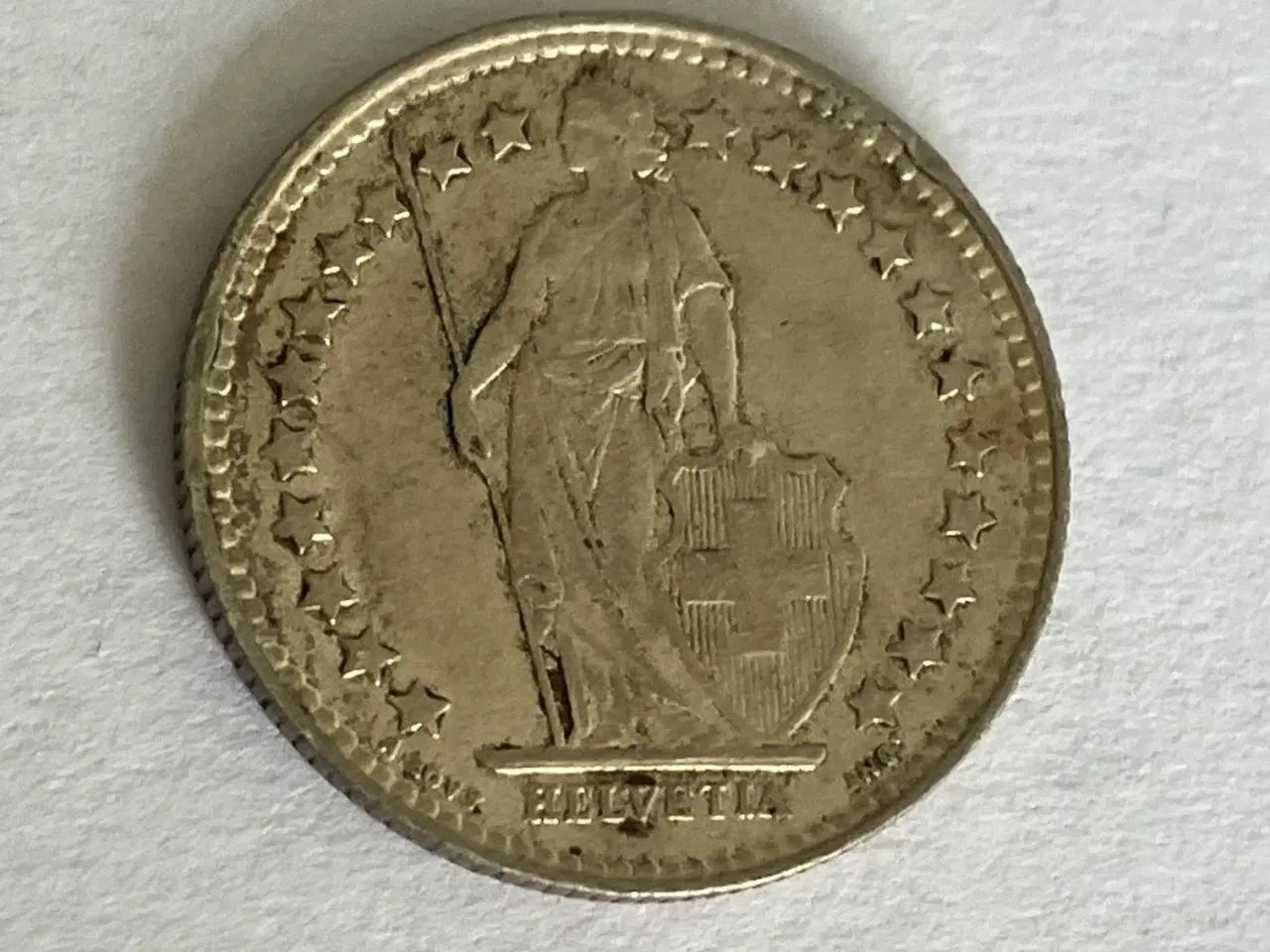 Billede 2 - 1/2 Franc Switzerland 1920