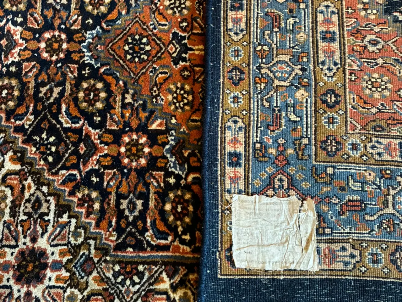Billede 7 - Persisk tæppe i flerfarvet mønster 