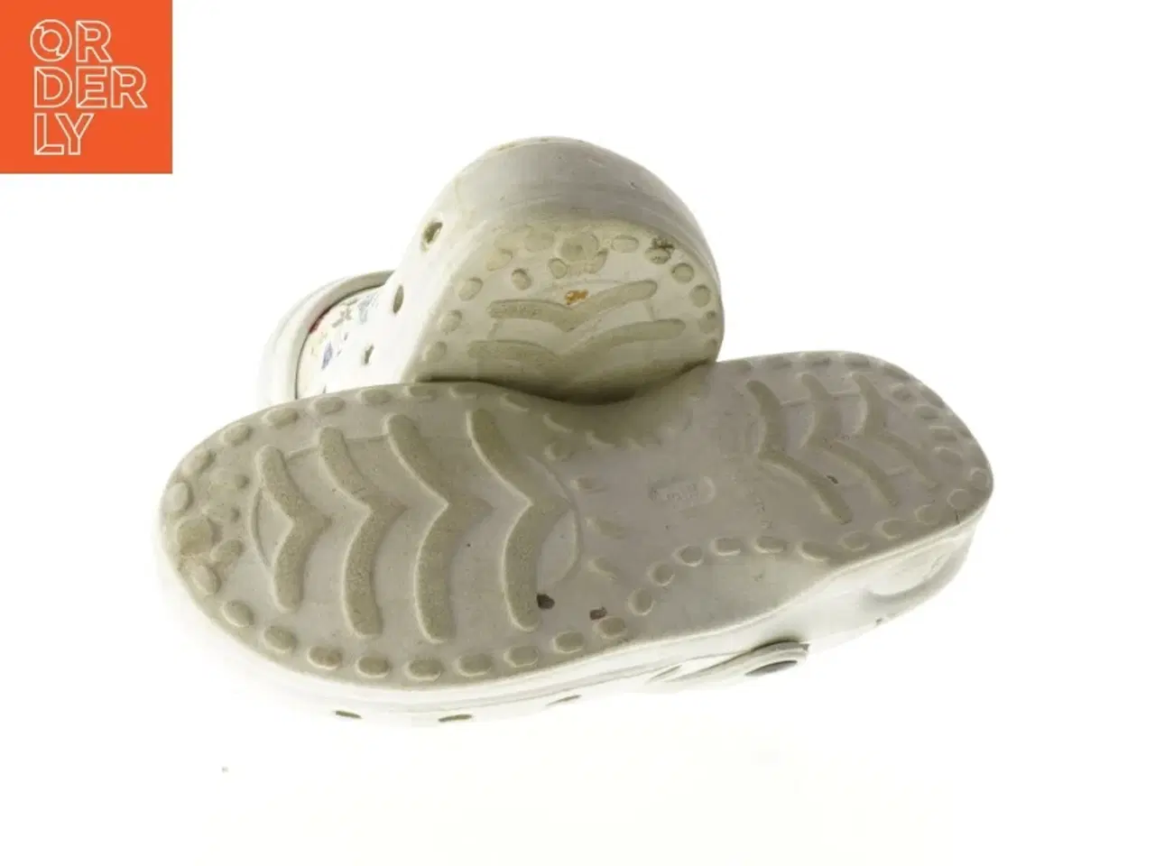 Billede 4 - Blomstrede træsko i størrelse 34 (str. 34 )