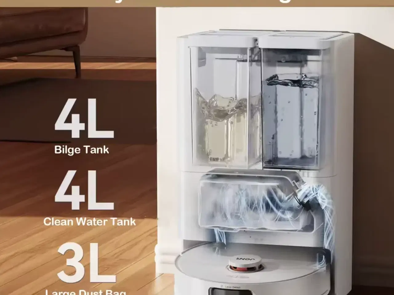 Billede 5 - Robotstøvsuge JONR P20 Pro ( HEL NY ) Bedst i test