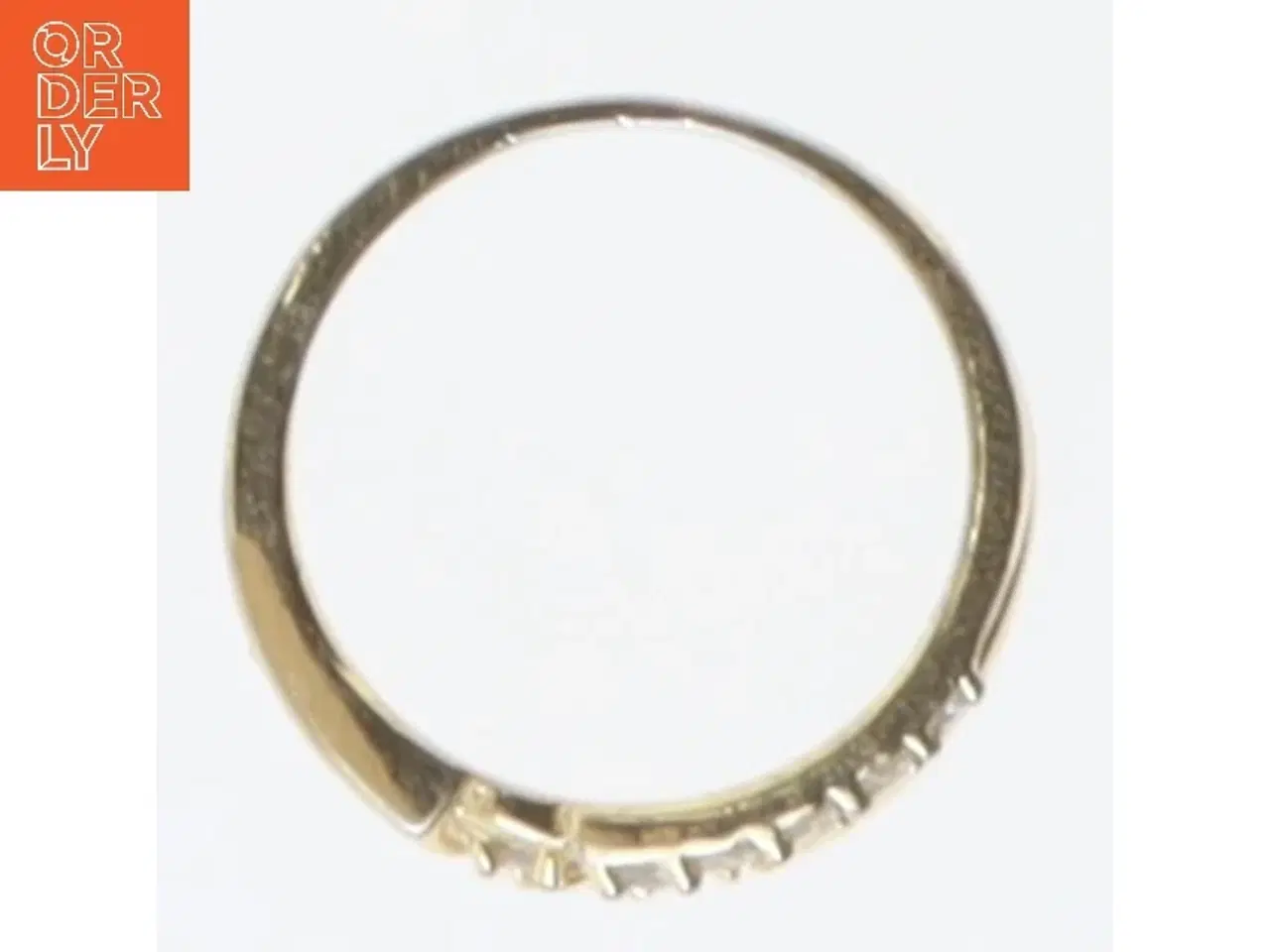 Billede 2 - Guldring med sten (str. 53 mm)