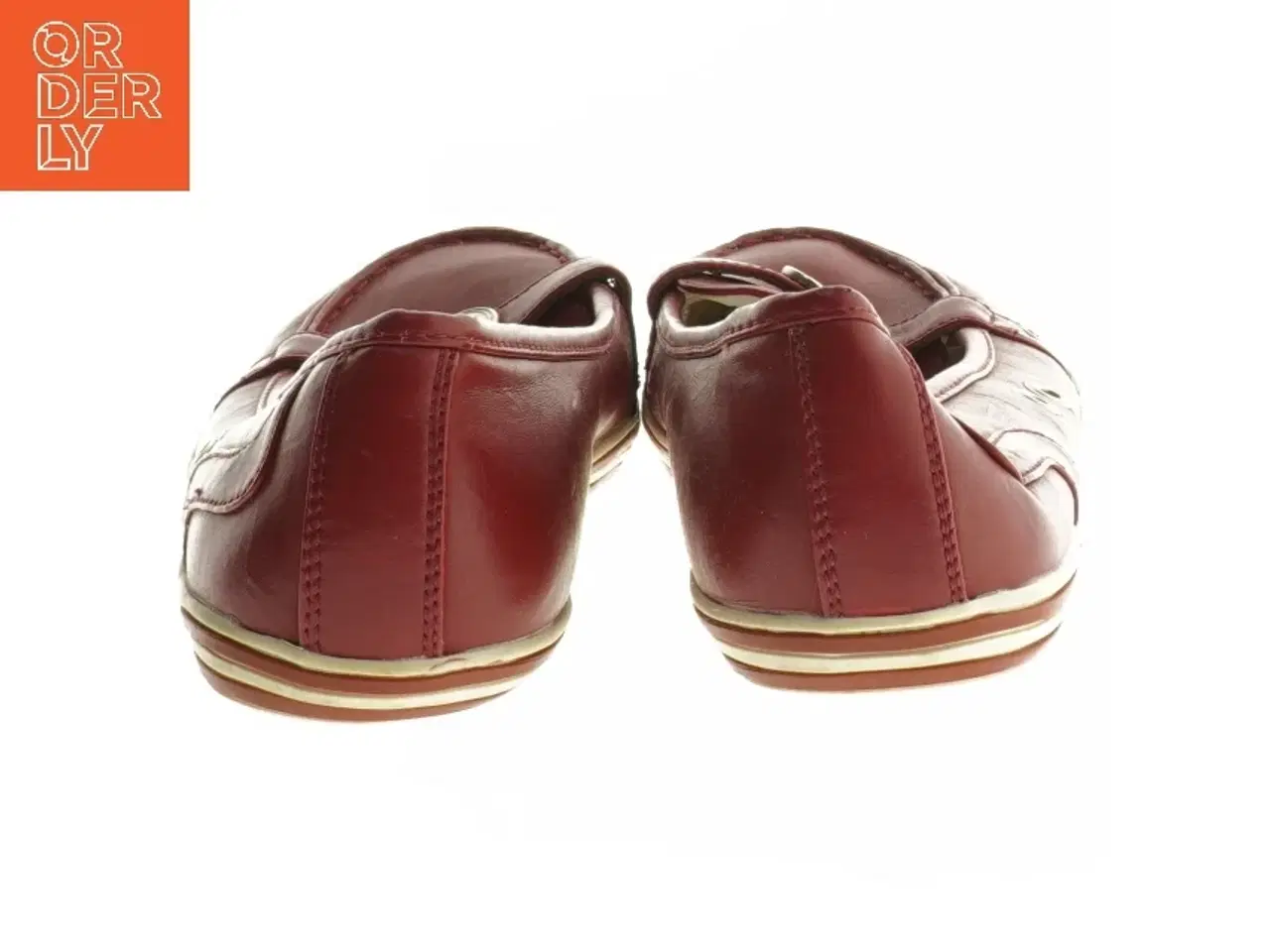 Billede 2 - Røde læder loafers fra Skills (str. 38)
