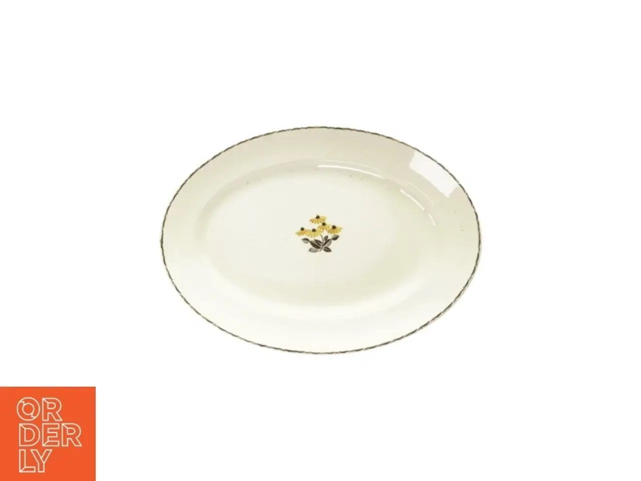 Billede 1 - Porcelæns fad fra Britta (str. L: 30 cm)
