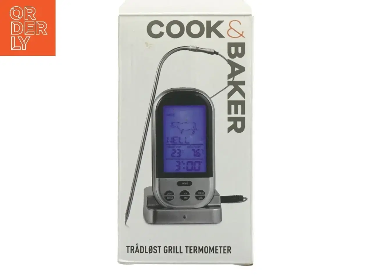 Billede 1 - Digitalt stegetermometer fra Cook & Baker