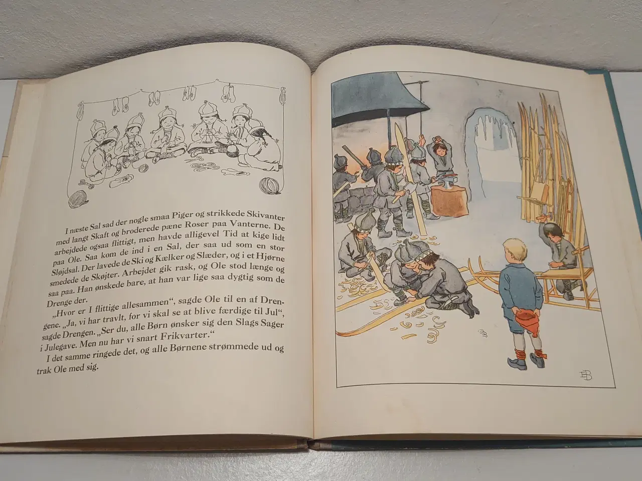 Billede 4 - Elsa Beskow: Oles Skitur. 1. danske udg 1947