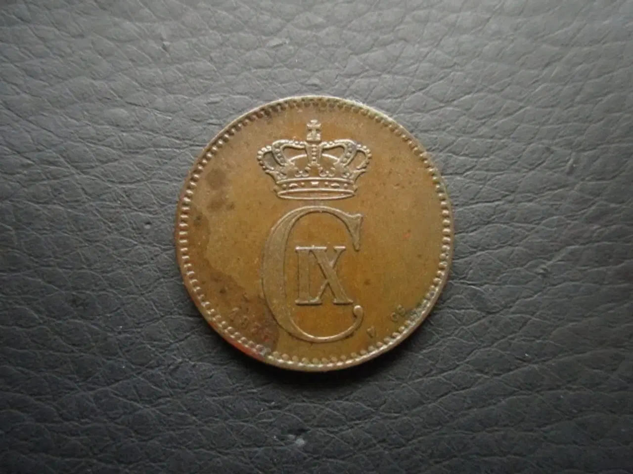 Billede 1 - 2 øre 1875 kv. 1(+)