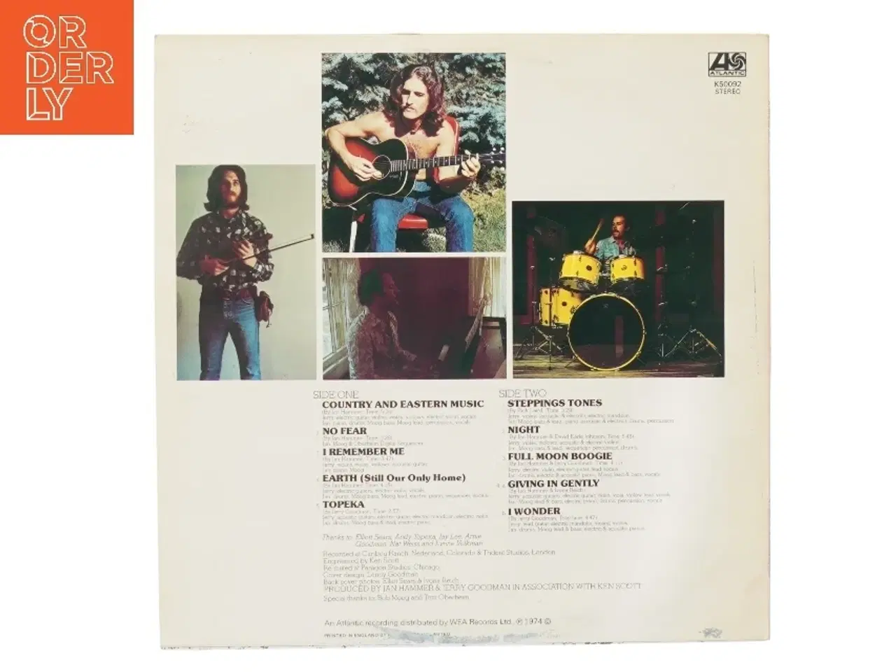 Billede 2 - Jerry Goodman & Jan Hammer - Like Children LP fra Atlantic Records