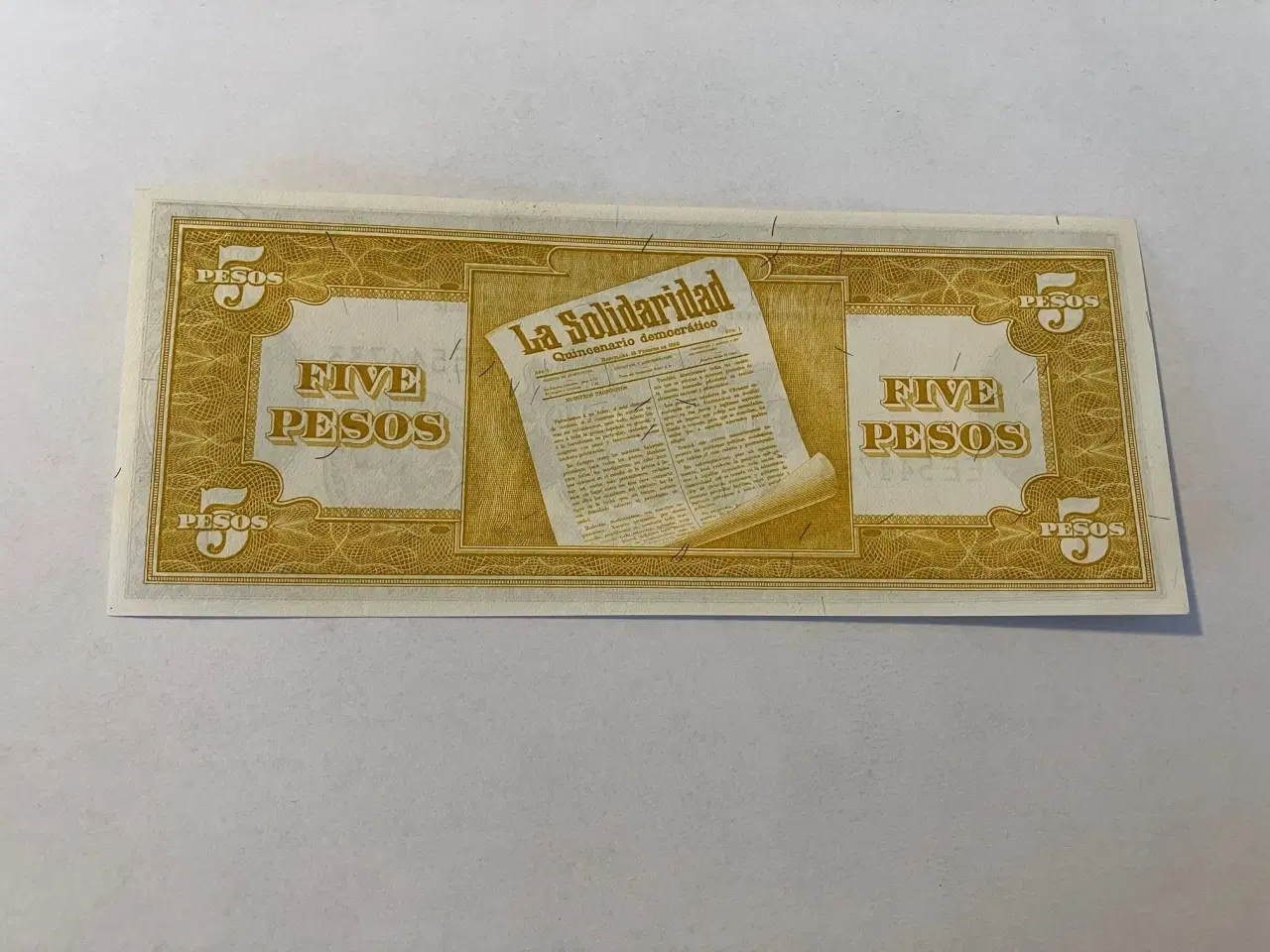 Billede 2 - Five Pesos Philippines 1949