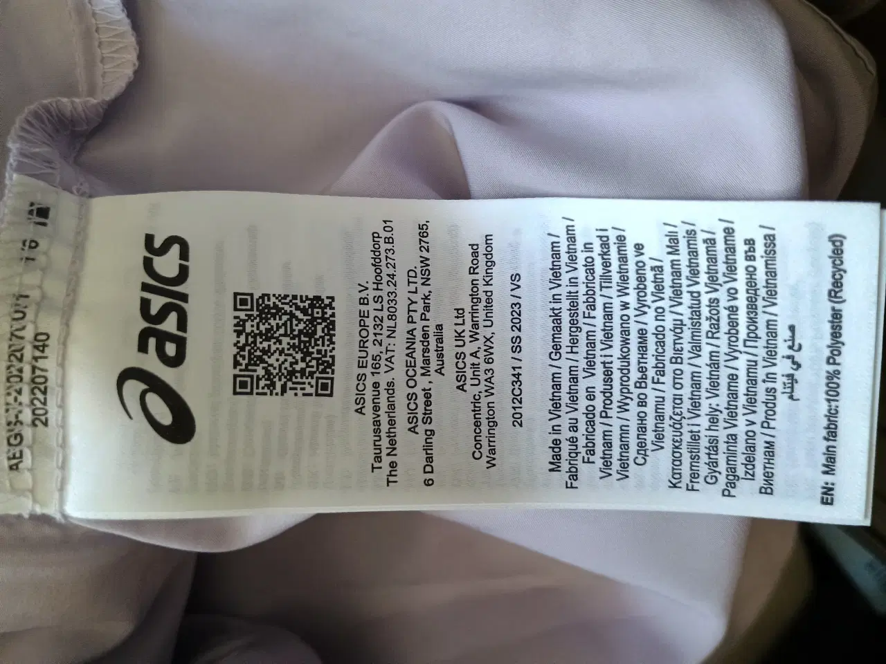 Billede 7 - Asics løbejakke syrenlilla small 