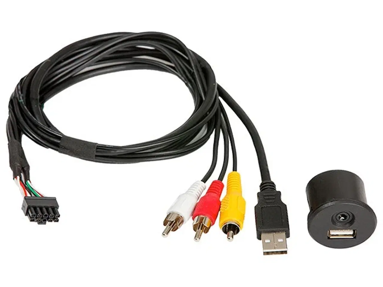 Billede 1 - Alpine USB/aux stik m. Kabel