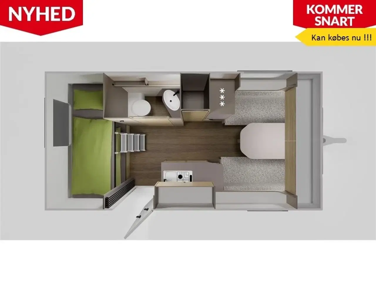 Billede 1 - 2026 - Fendt NEXT   Letvægtsvogn med 2 køjer - Forventet ankomst Maj 2026