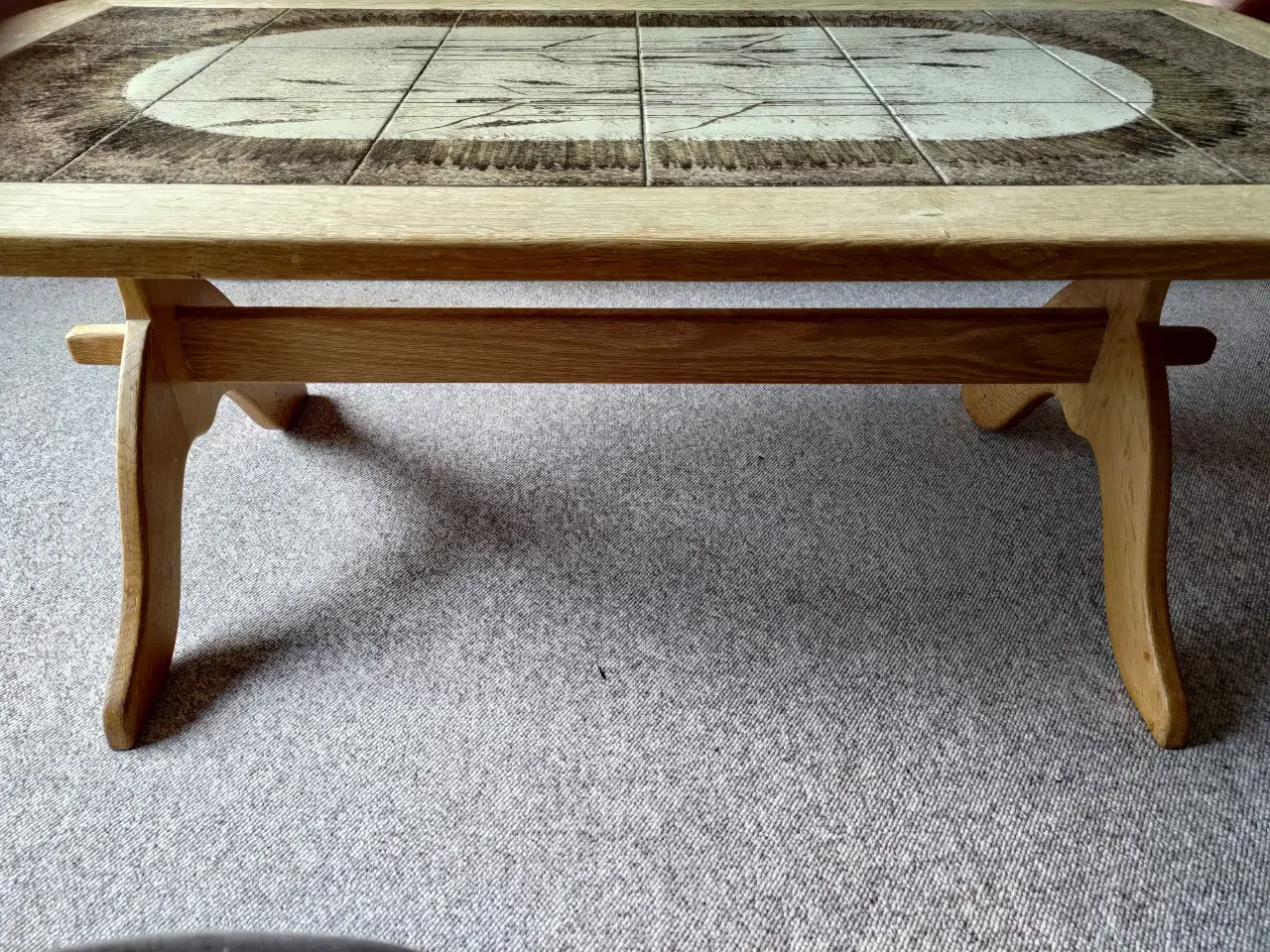 Billede 3 - Severin Hansen sofabord i egetræ. Signeret.