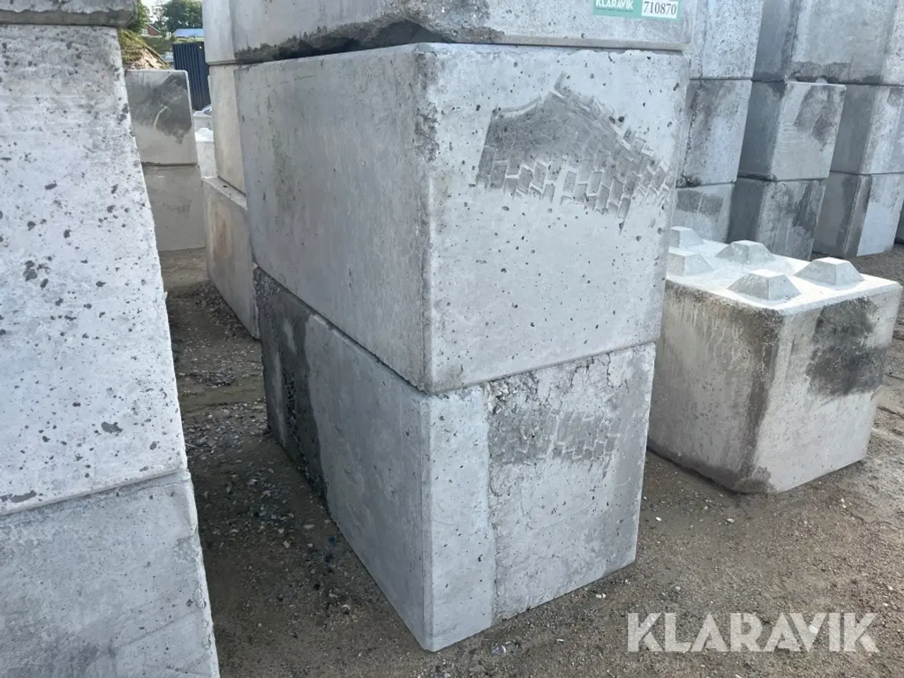 Billede 6 - Betonblokke / siloklodser 25 styk - 2. sortering
