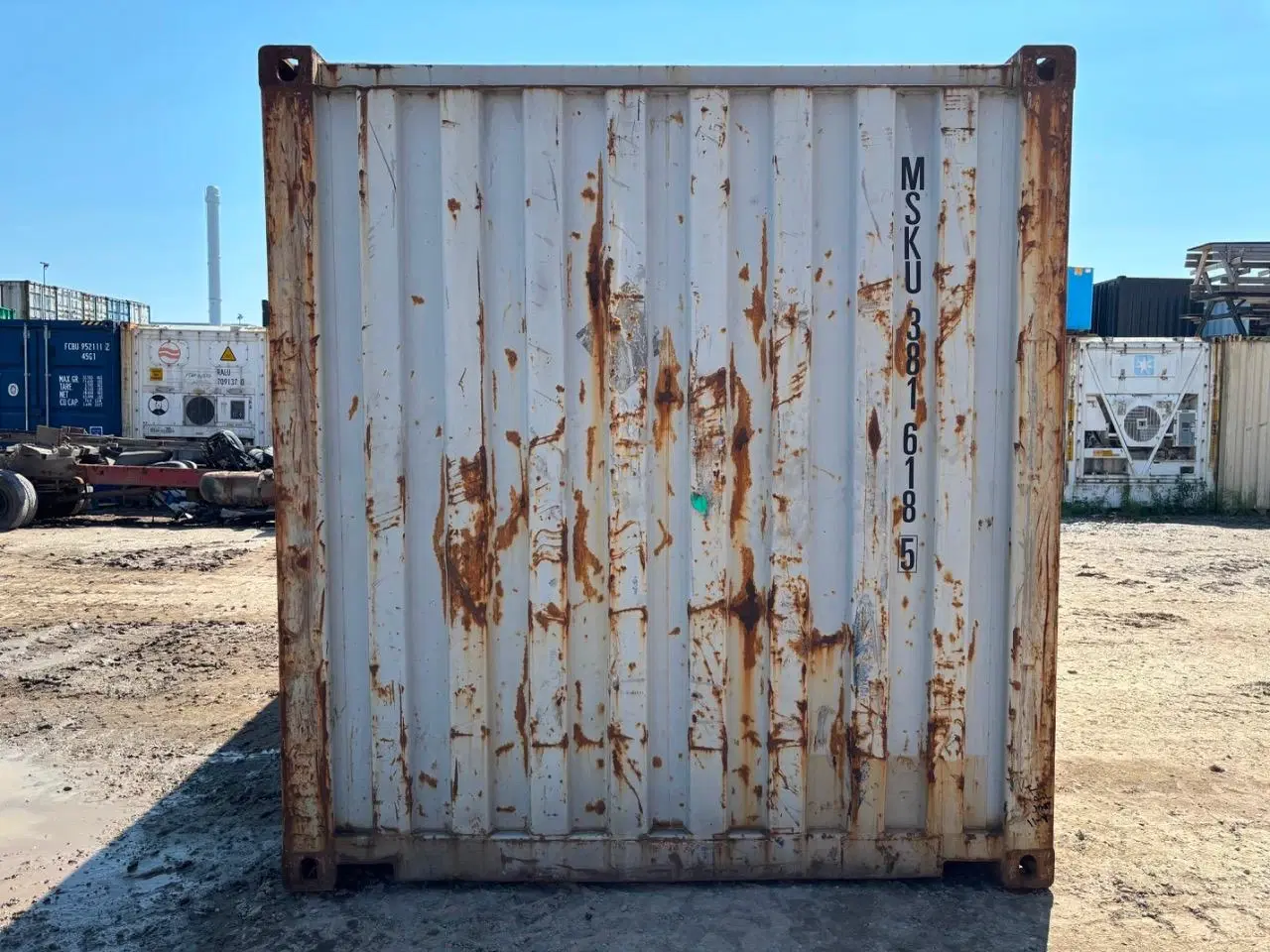 Billede 6 - 20 fods Container- ID: MSKU 381618-5 - Hvidovre