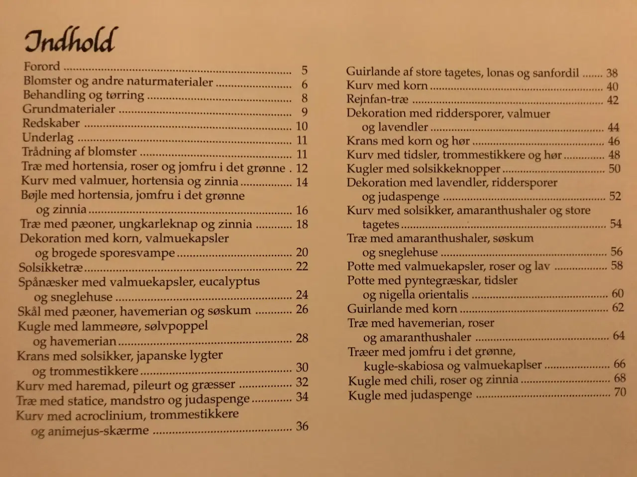 Billede 4 - Bog - PYNT MED TØRREDE BLOMSTER 