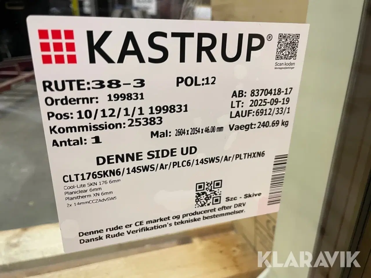 Billede 7 - Vindue Kastrup 1 styk