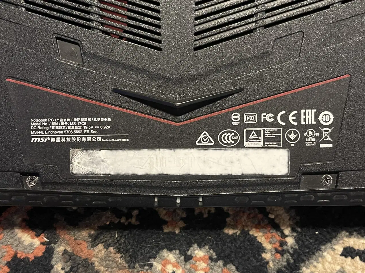 Billede 4 - MSI GL62M 7RD-049NE 17.6" gamer PC