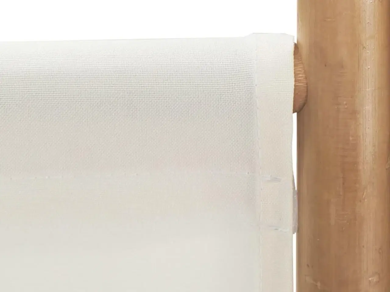 Billede 8 - 3-panels rumdeler 120 cm foldbar bambus og kanvas