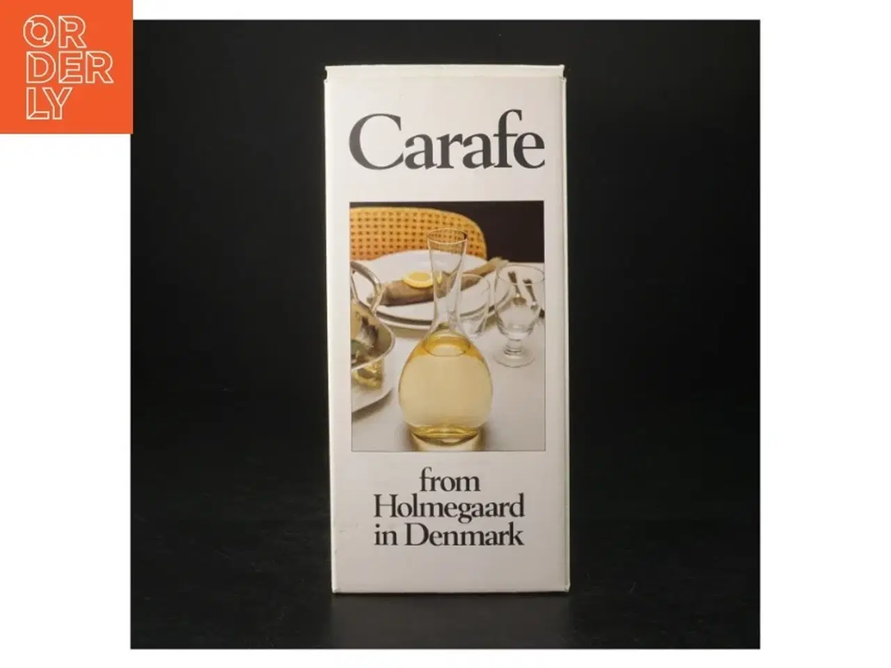 Billede 5 - Holmegaard glaskaraffel i original kasse fra Holmegaard (str. H. 24 cm)