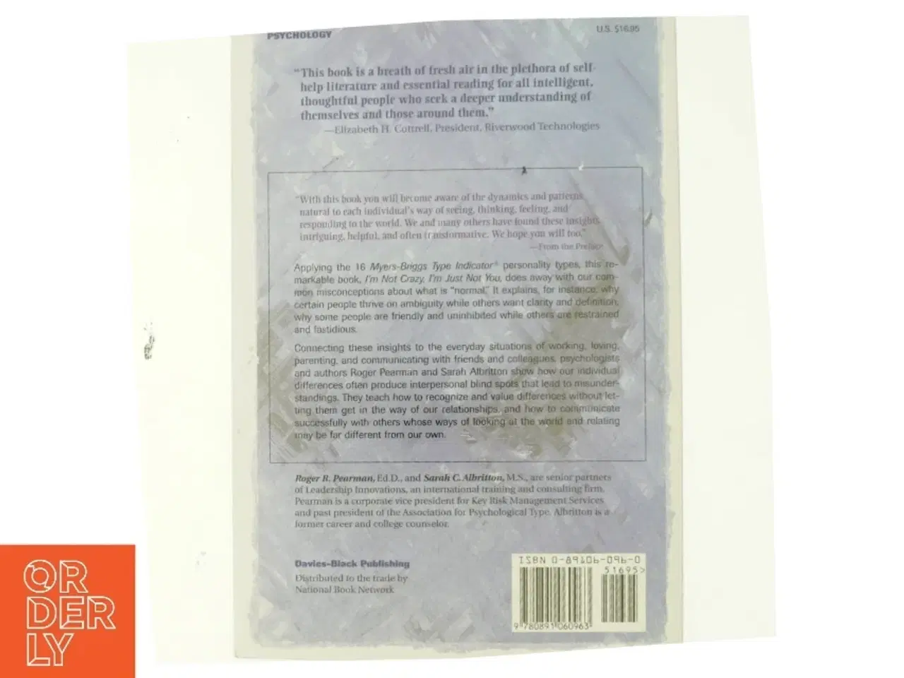 Billede 3 - I&#39;m Not Crazy, I&#39;m Just Not You af Roger R. Pearman, Sarah C. Albritton (Bog)