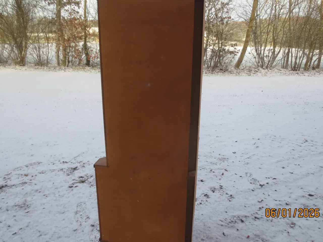 Billede 4 - 1 stk Teak Hjørneskab med Nøgle