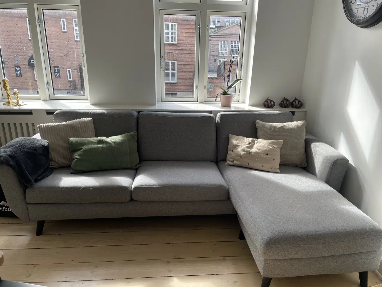 Billede 1 - Sofa med chaiselong 