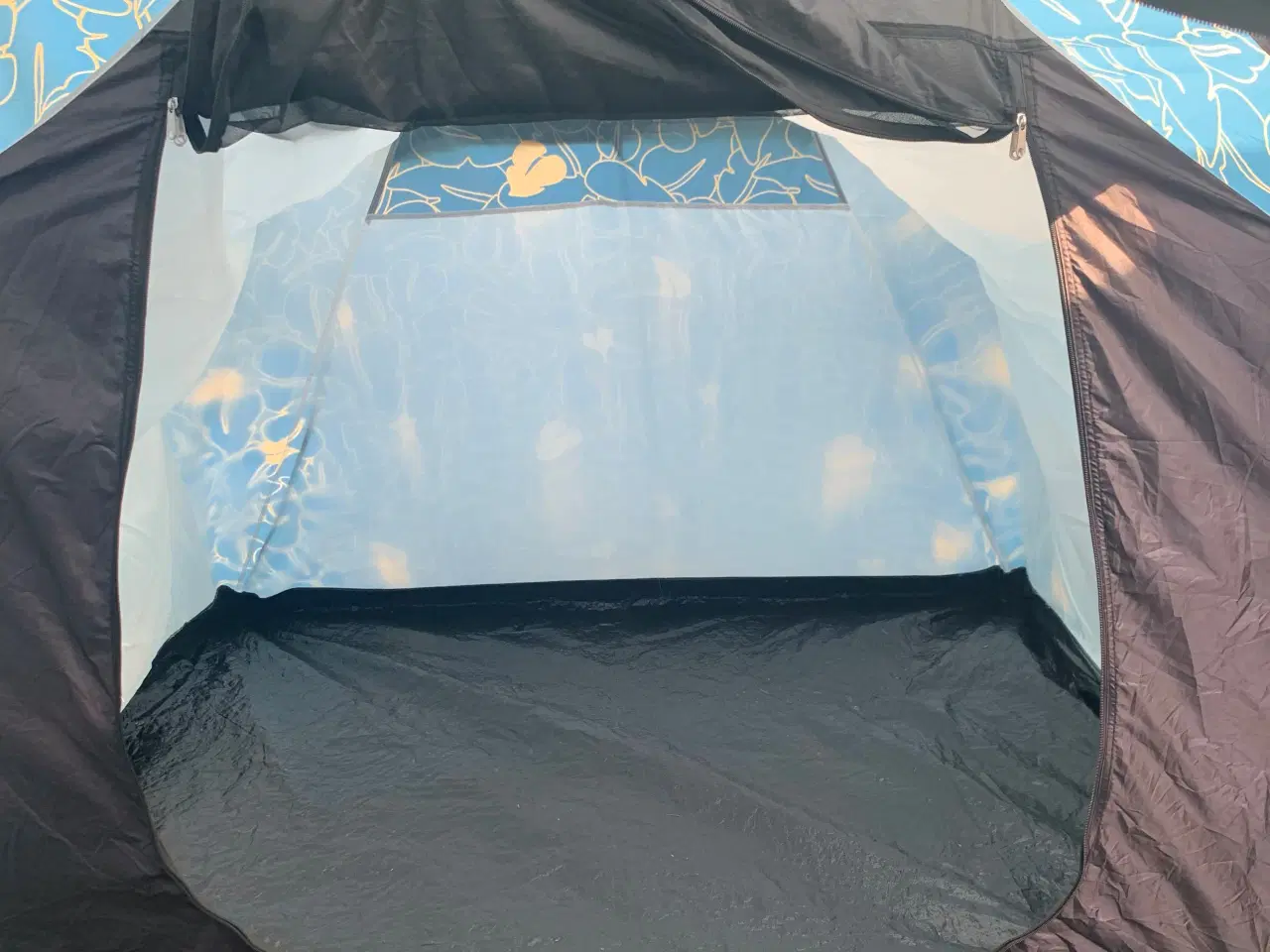 Billede 6 - Grøn-blåt 4/6-personers telt fra SmukFest 2022.