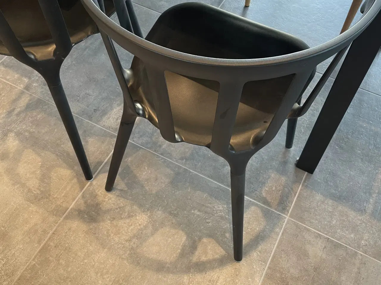 Billede 1 - 10 sorte spisebordsstole 