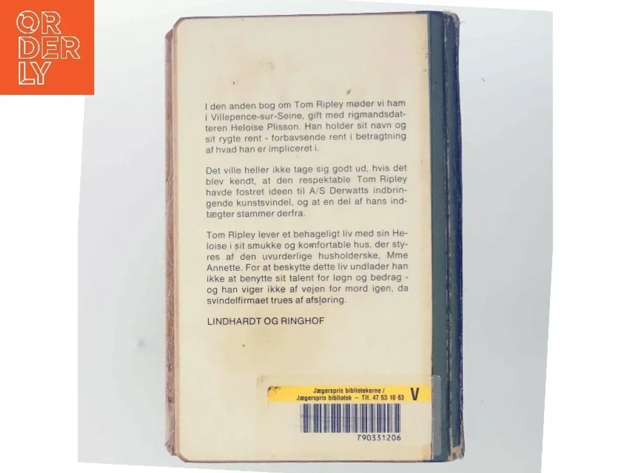 Billede 3 - Tom Ripley under jorden af Patricia Highsmith (Bog)