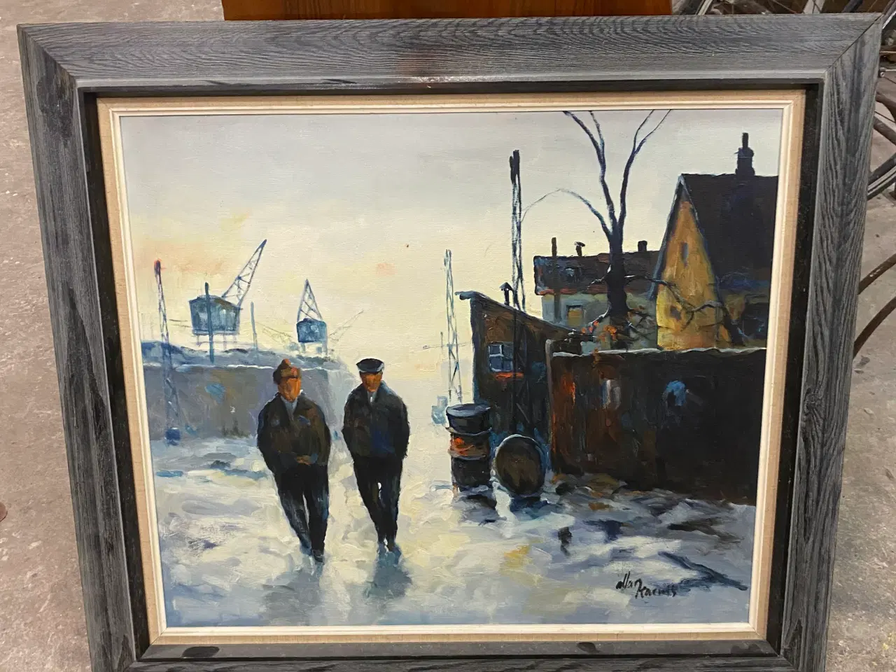 Billede 1 - Allan Karms maleri 88 x 80 cm