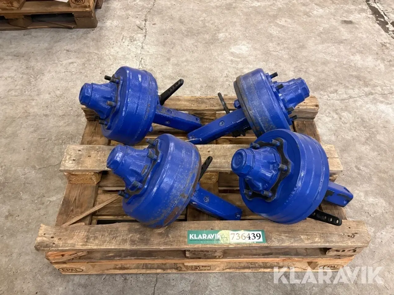 Billede 8 - Stubaksler ADR 4 styk med bremsearm