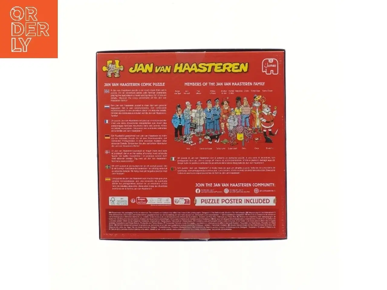 Billede 2 - Jan van Haasteren Comic Puzzle 1000 fra Jumbo (str. 25x25 cm)