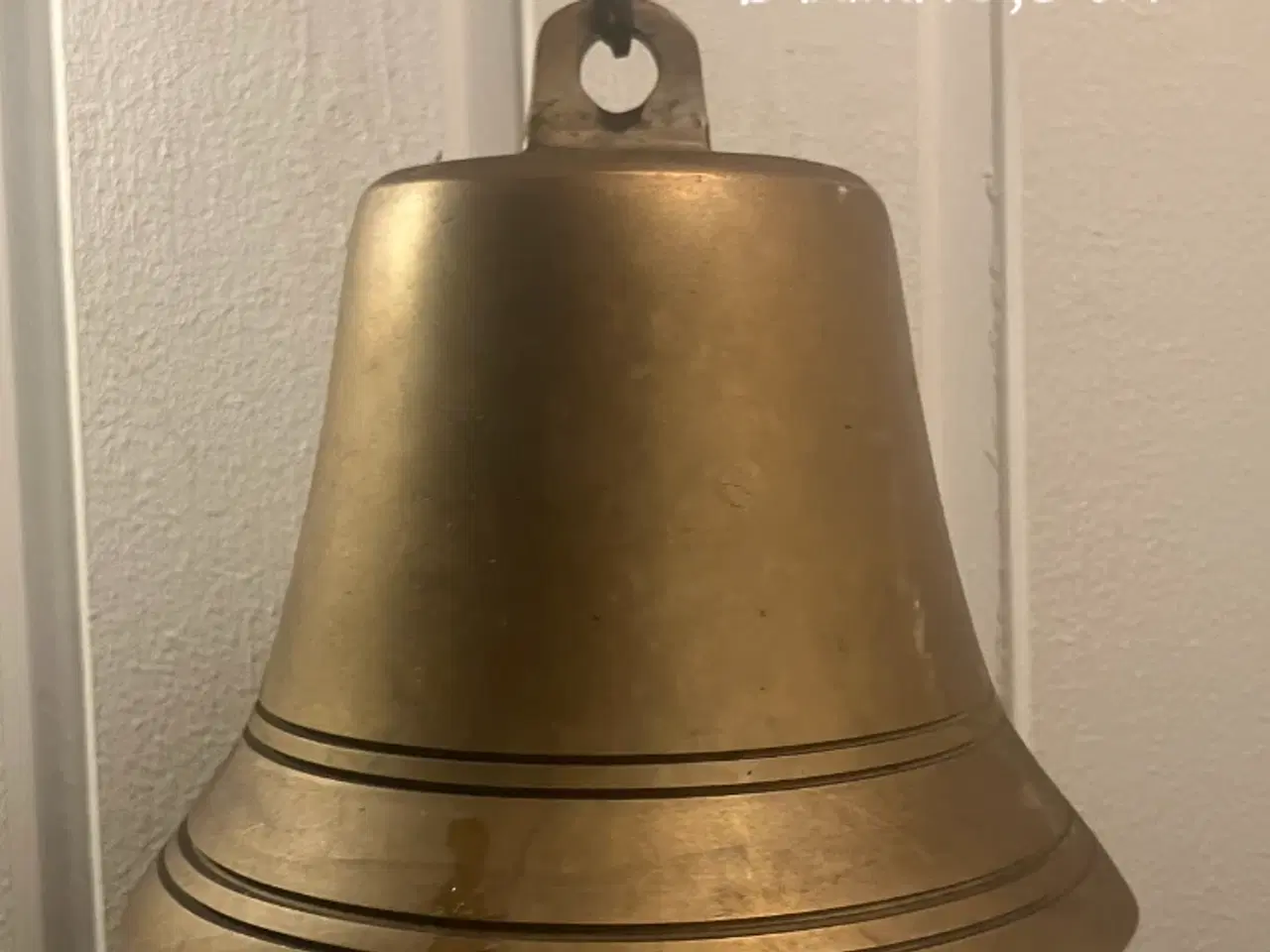 Billede 1 - Kan sendes - messing klokke 