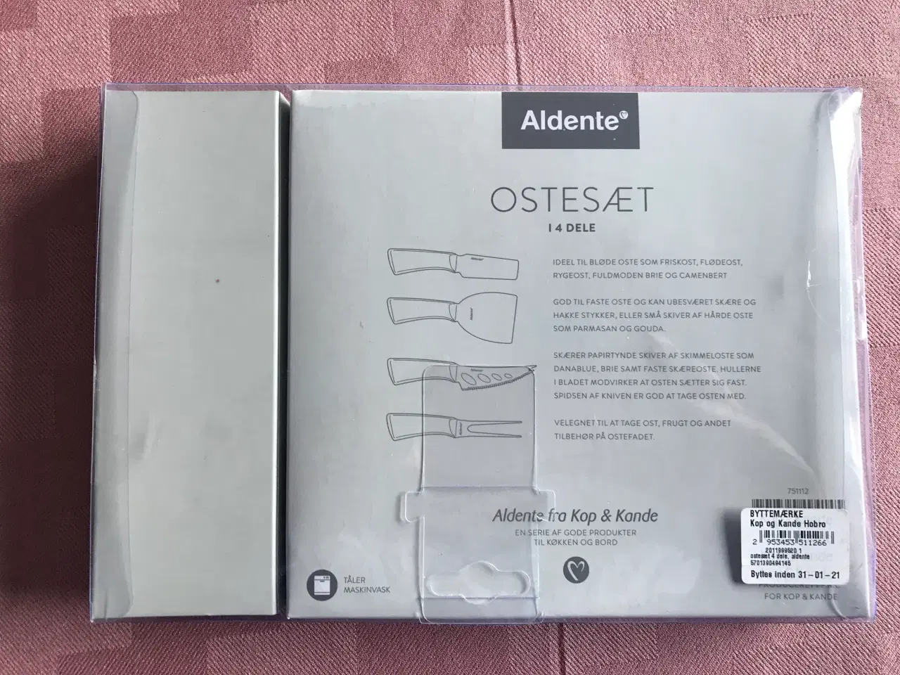 Billede 2 - Ostesæt i 4 dele  -  Aldente  -  Rustfrit stål