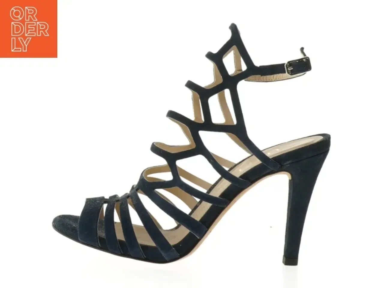 Billede 1 - Blå højhælede sandaler fra Unisa (str. 38 )