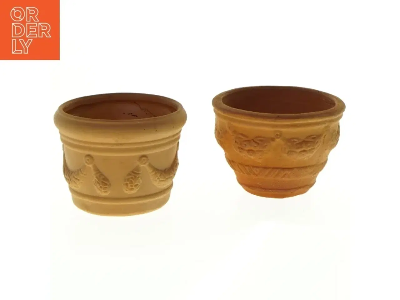Billede 1 - Terrakotta krukker (str. 7 x 9 cm og 10 x 7 cm)